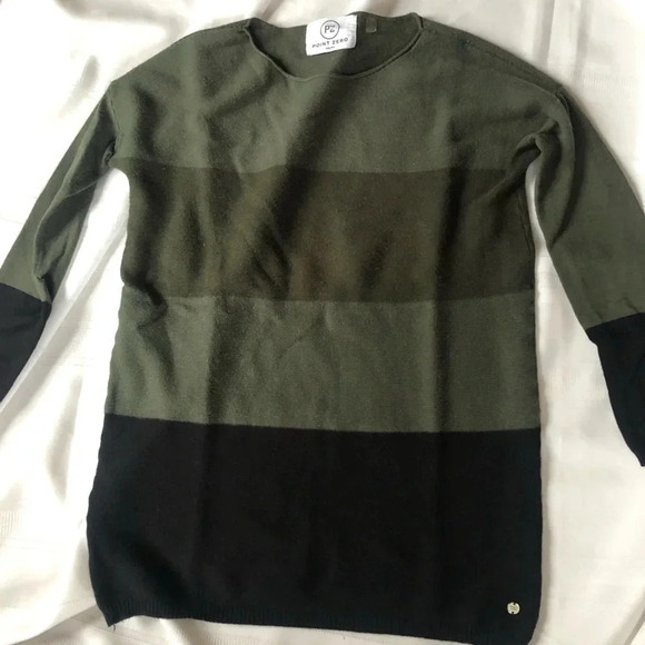 Striped Colour Block Sweater - Picture 1 of 9